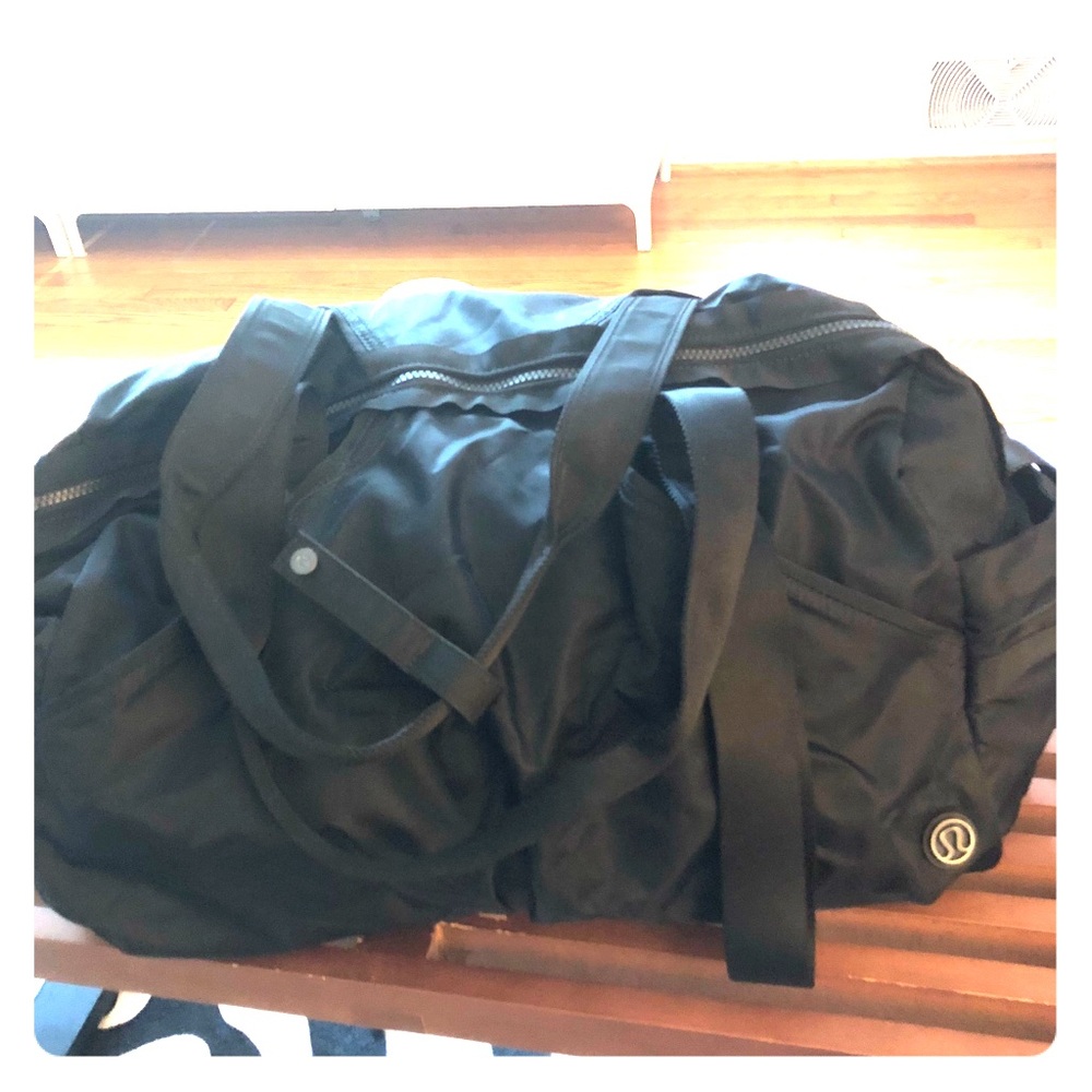 Lululemon duffle bag. Has opening for yoga mat